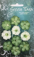 GREEN TARA FLOWERS- CHERRY BLOSSOM - GREEN CPGR